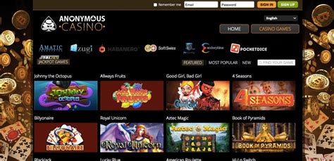 anonymous casino betrug|Anonymous Casino